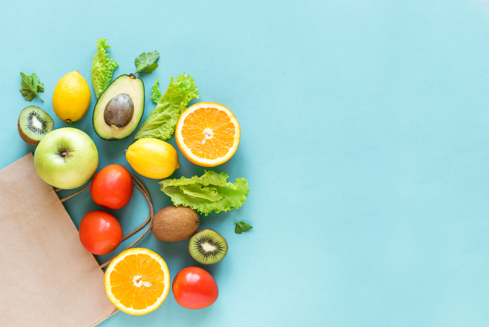 Shopping healthy food